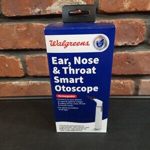 Walgreens Rechargeable Ear, Nose & Throat Smart Otoscope Connects to Phone NEW